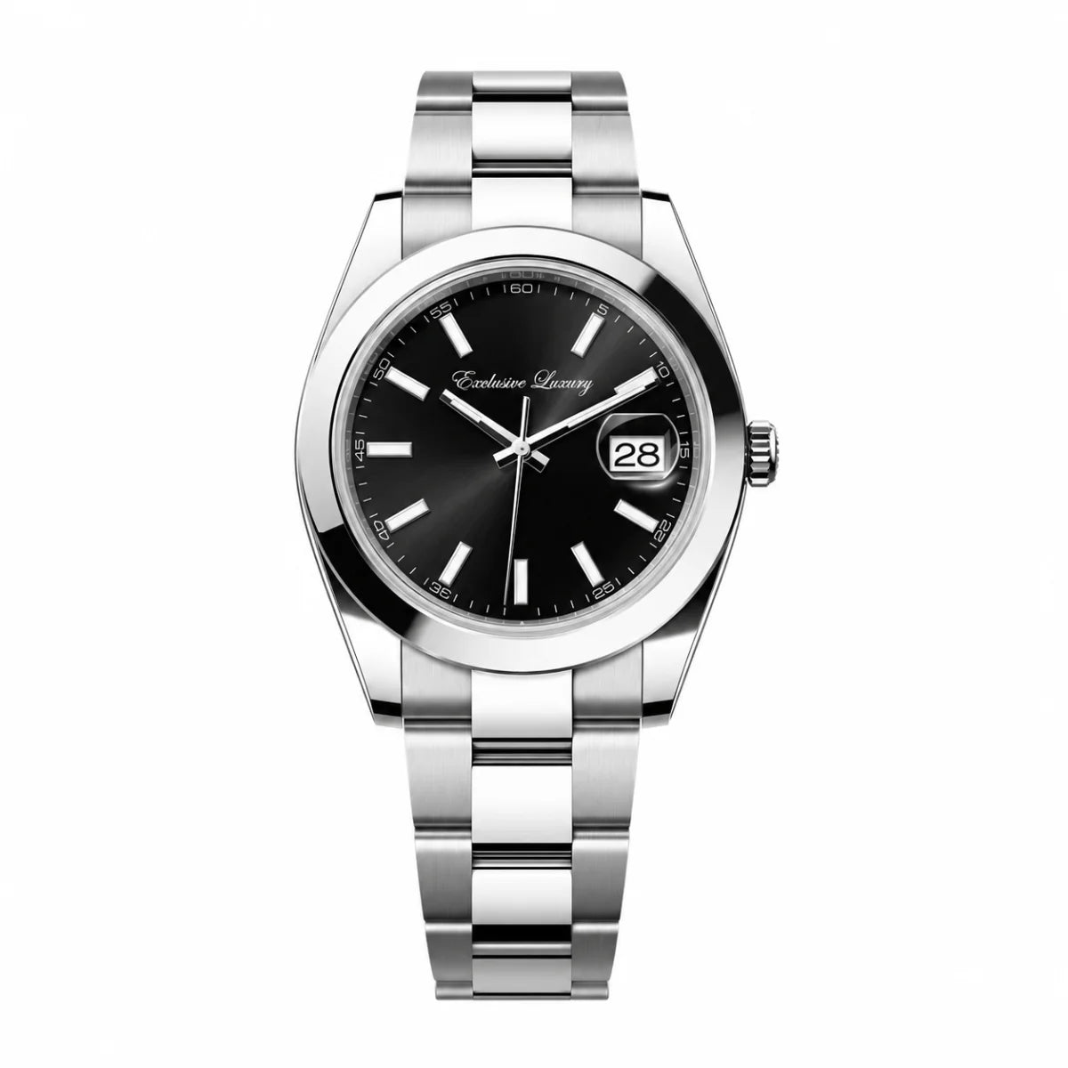 Classic Date 41 – Black Dial — Exclusive Luxury