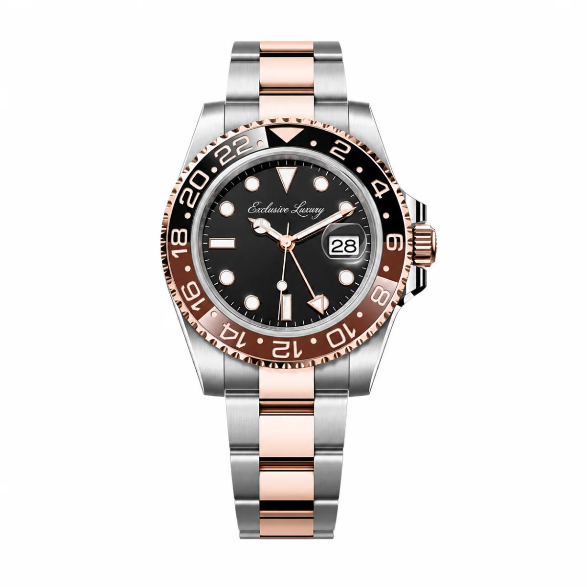 World Explorer Gmt – Black & Brown — Exclusive Luxury