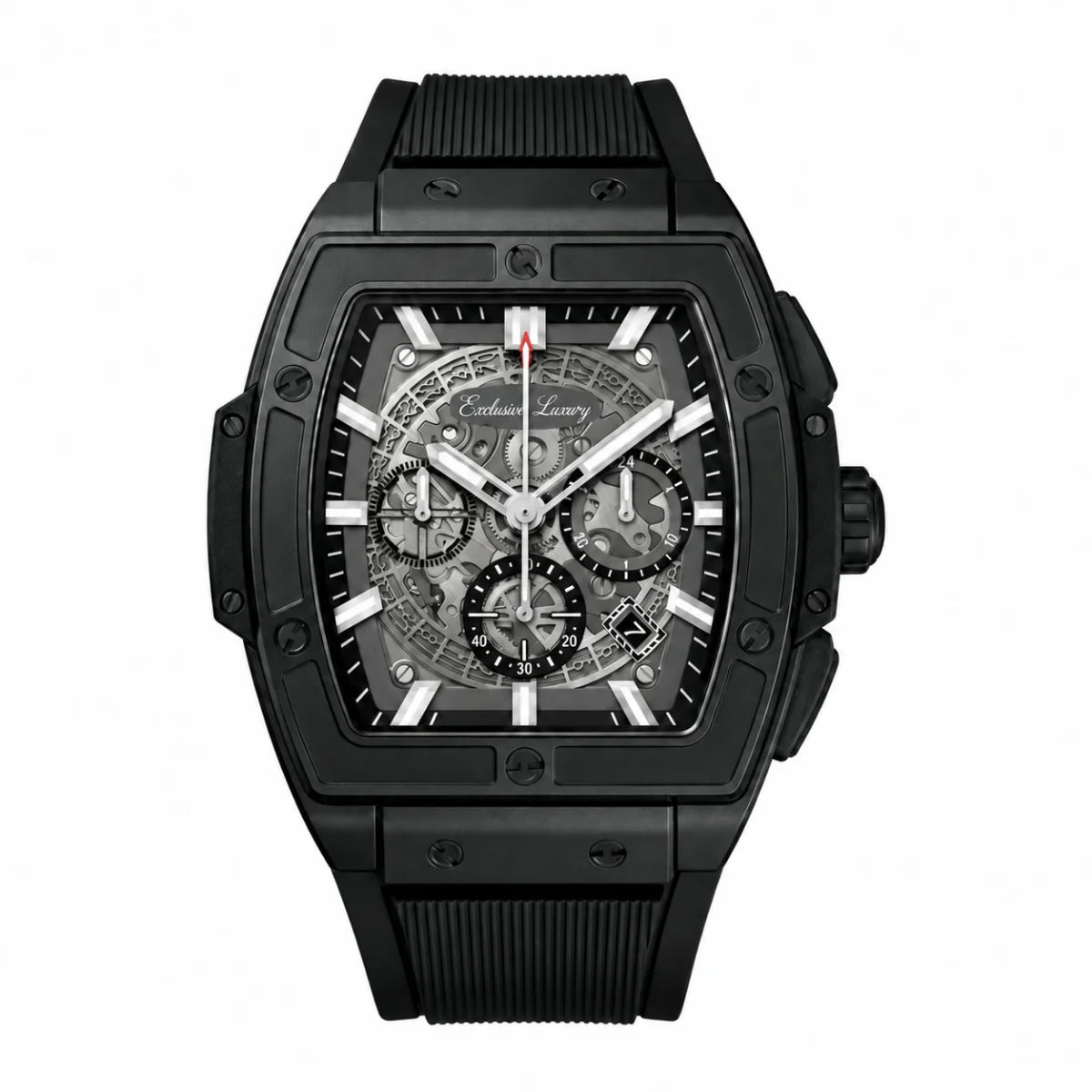 Titanium Sport Skeleton Chrono – Black Case | Skeleton Dial — Exclusive Luxury