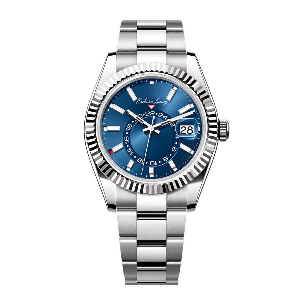 Sky Traveler – Blue Dial — Exclusive Luxury
