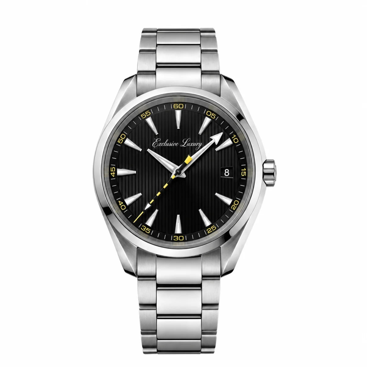 Ocean Classic Automatic 41 – Black Dial With Yellow Accents — Exclusive Luxury