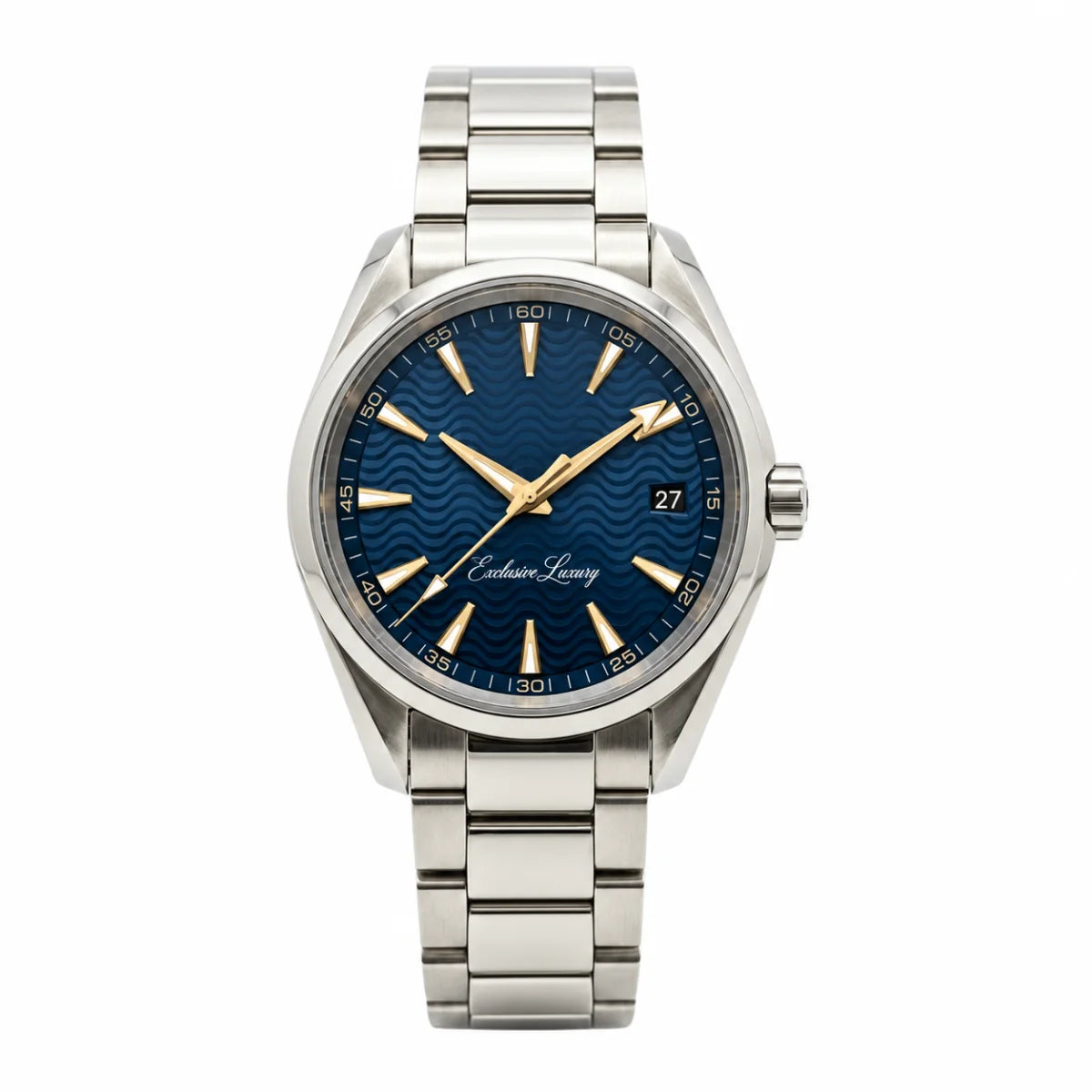 Ocean Classic Automatic 41 – Blue Wave Dial — Exclusive Luxury