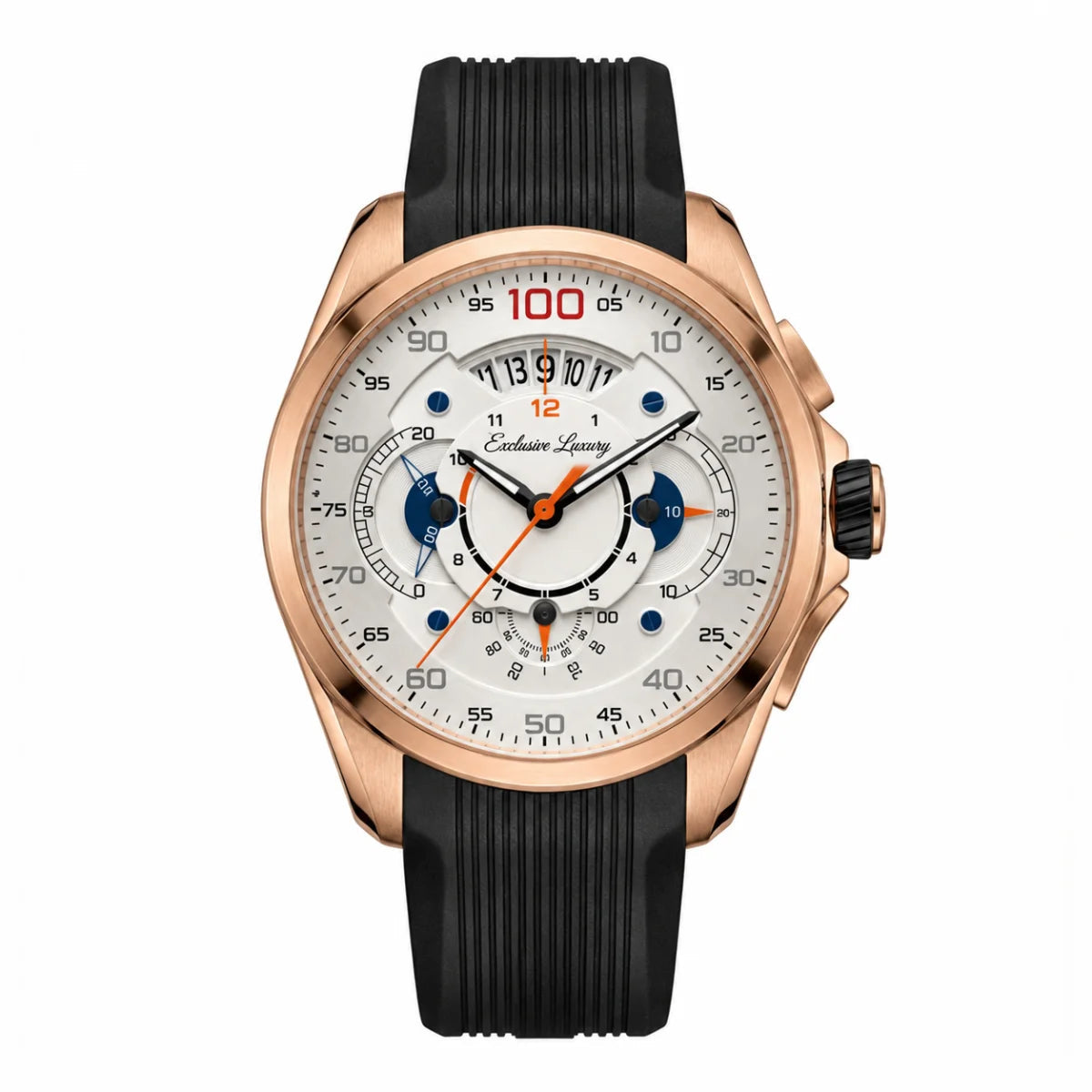 Grand Racing Microtimer – Rose Gold & White | Chronograph — Exclusive Luxury