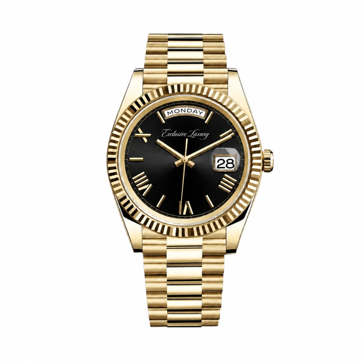 Executive Calendar 40 – Black Dial — Exclusive Luxury