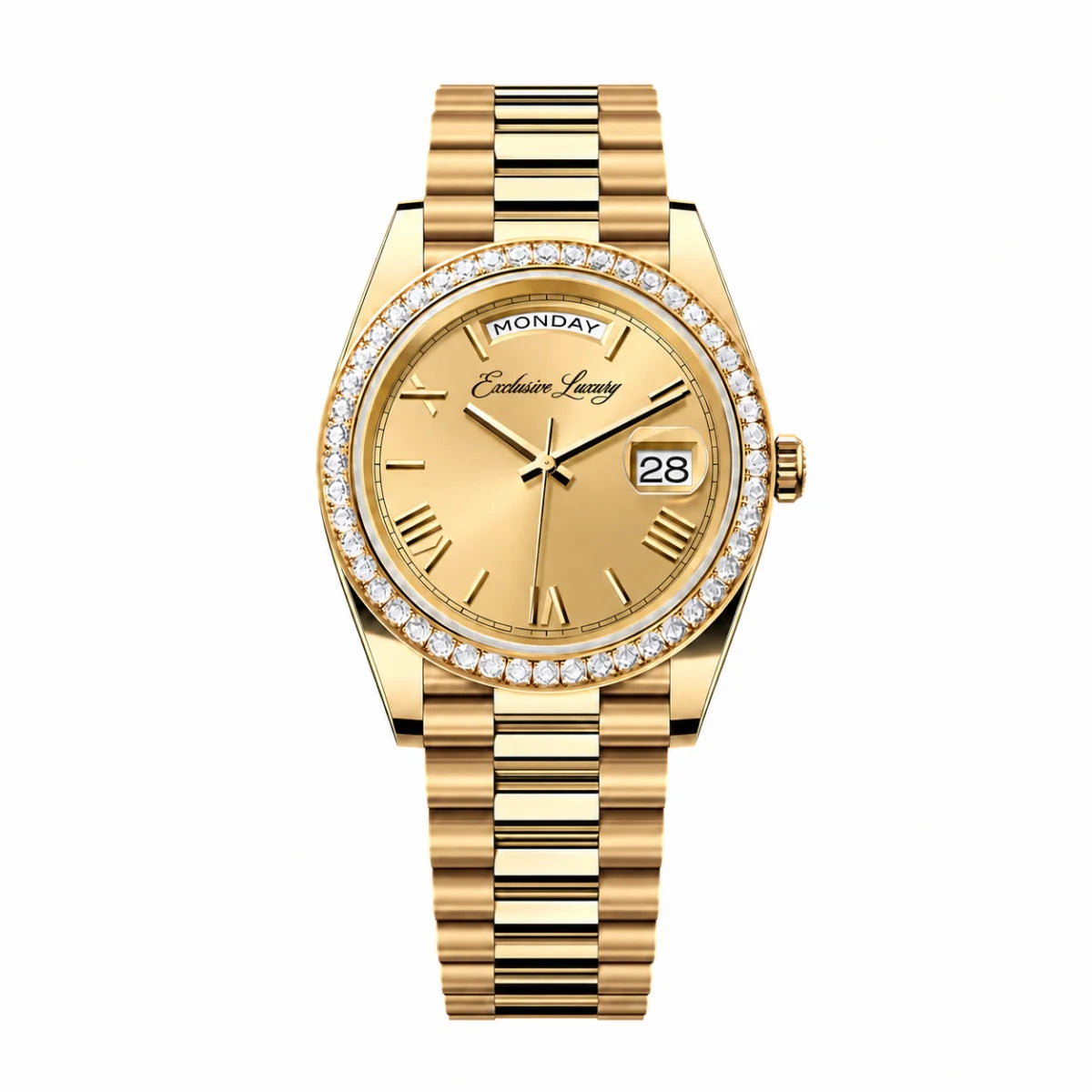 Executive Calendar 40 – Gold Dial — Exclusive Luxury
