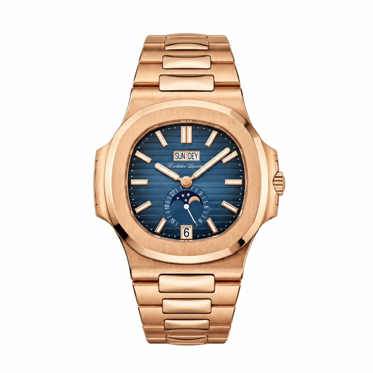 Elite Sport Automatic 40 – Rose Gold Edition | Full Calendar — Exclusive Luxury