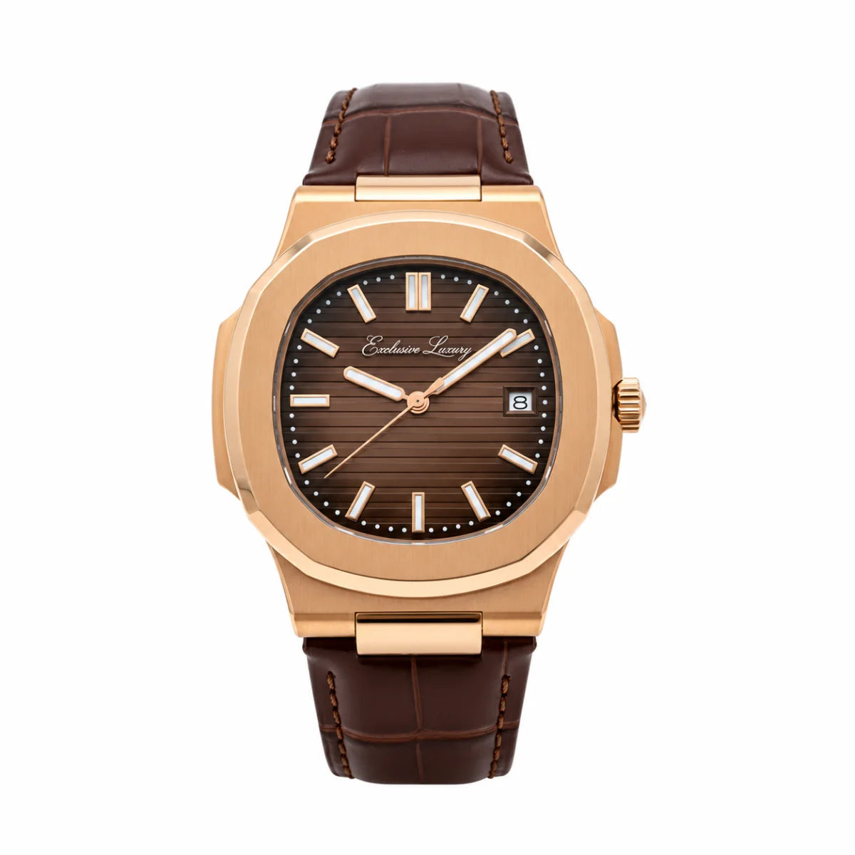 Elite Sport Automatic 40 – Brown Dial | Rose Gold Edition — Exclusive Luxury