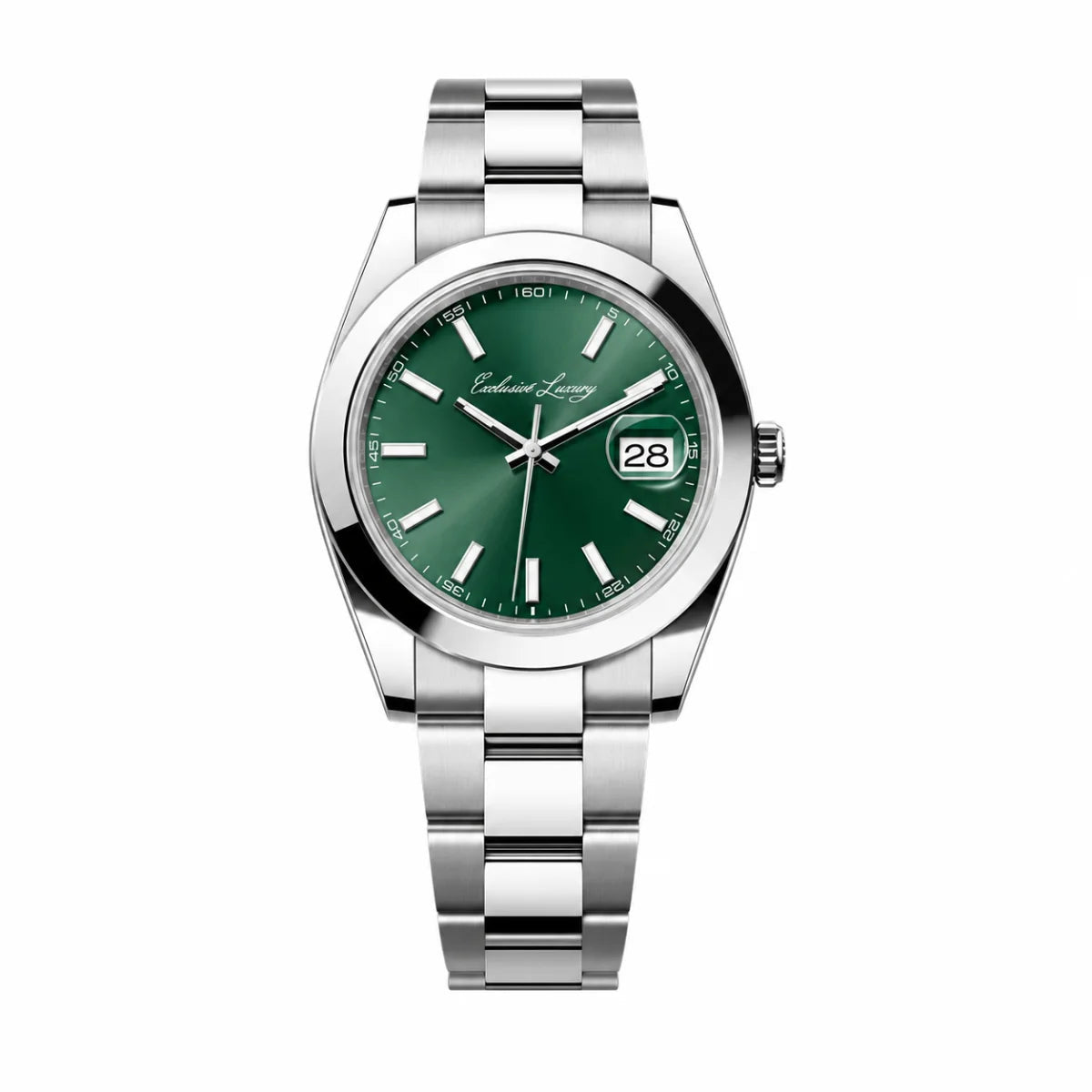 Classic Date – Green Dial — Exclusive Luxury