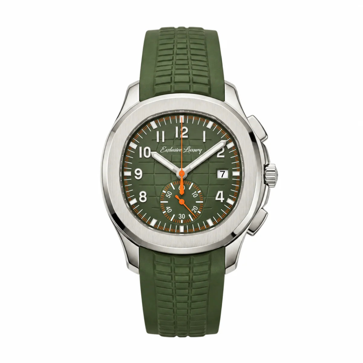 Aqua Sport Automatic – Green Dial | Rubber Strap — Exclusive Luxury