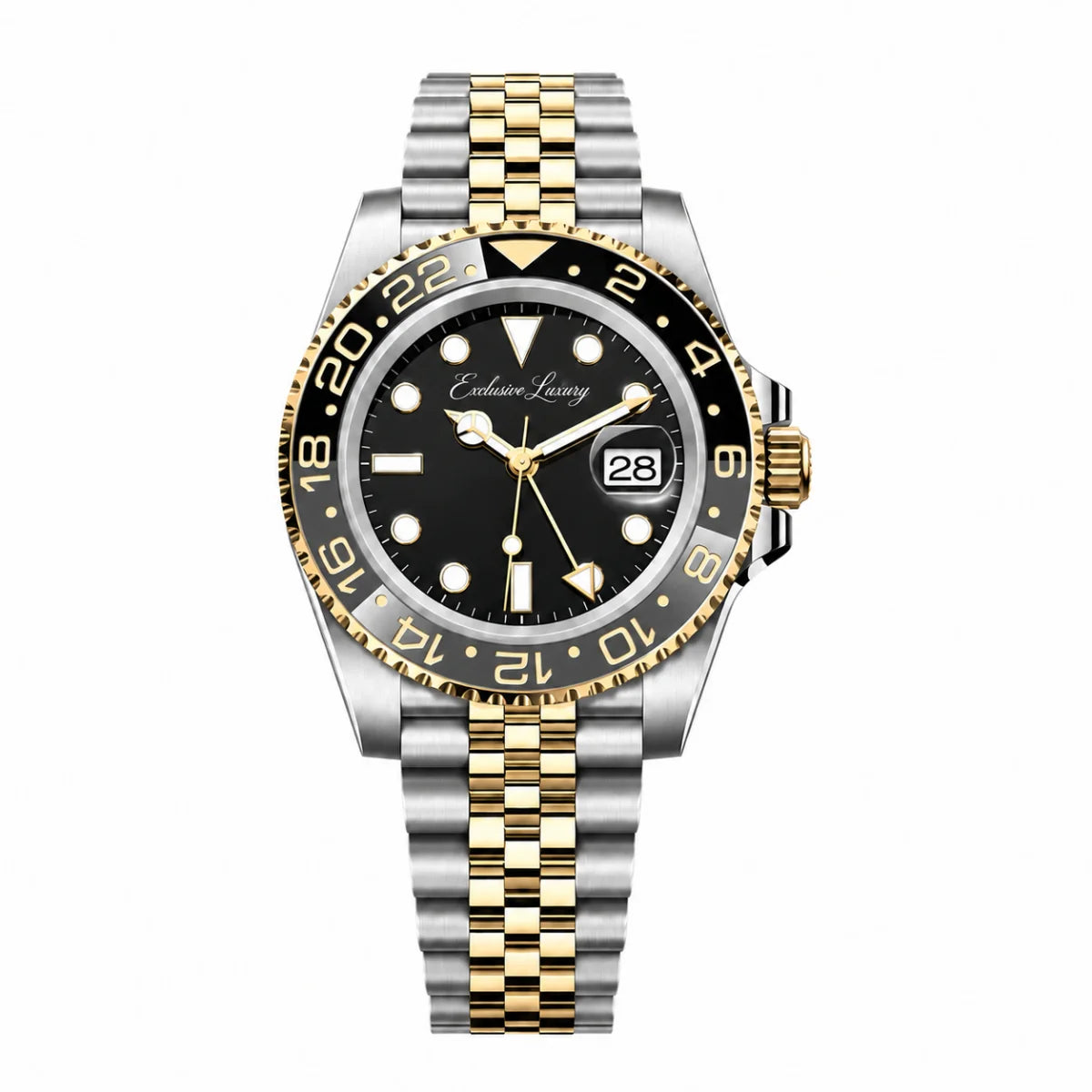 World Explorer Gmt – Black Dial B — Exclusive Luxury