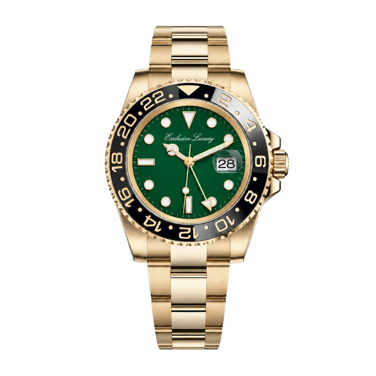 World Explorer Gmt – Green Dial — Exclusive Luxury
