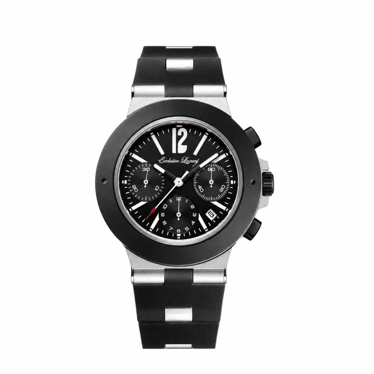 Urban Sport Chrono – Black Dial | Sport Strap — Exclusive Luxury
