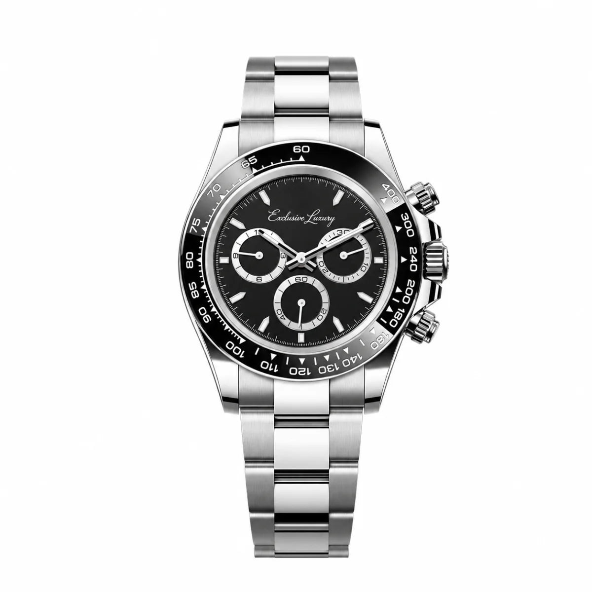 Speed Racing Chrono 40 – Black Dial | Stainless Steel — Exclusive Luxury