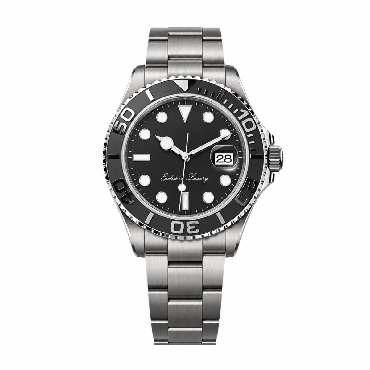 Ocean Master 42 – Titanium | Black Dial — Exclusive Luxury