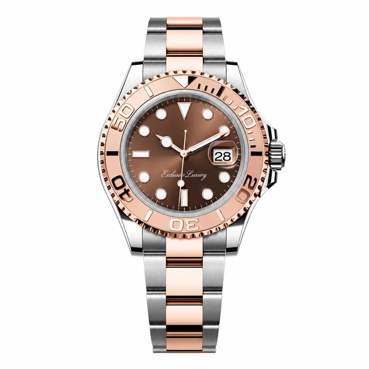 Ocean Master 40 – Brown Dial — Exclusive Luxury