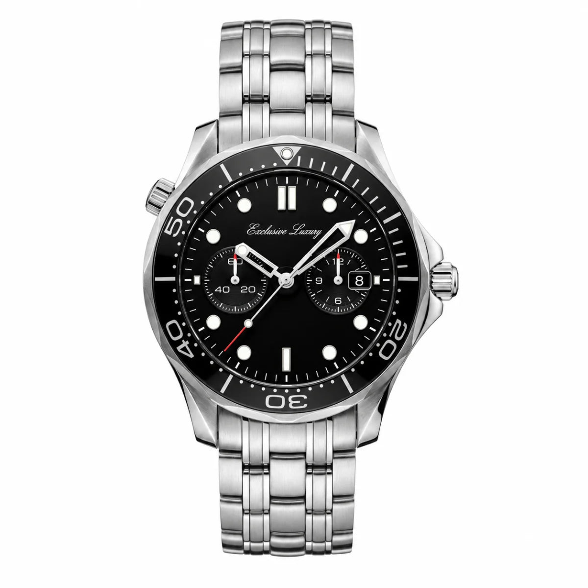 Ocean Diver Pro – Black Wave Dial — Exclusive Luxury