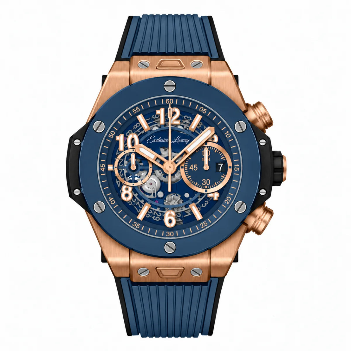 Fusion Sport Skeleton – Blue Titanium Edition B — Exclusive Luxury