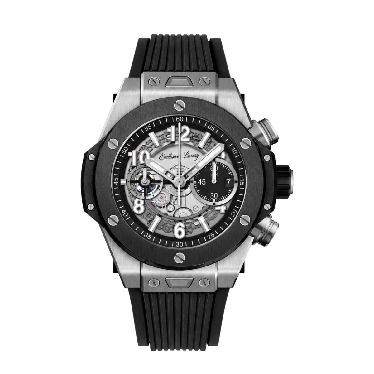 Fusion Sport Skeleton – Black/Silver Edition — Exclusive Luxury