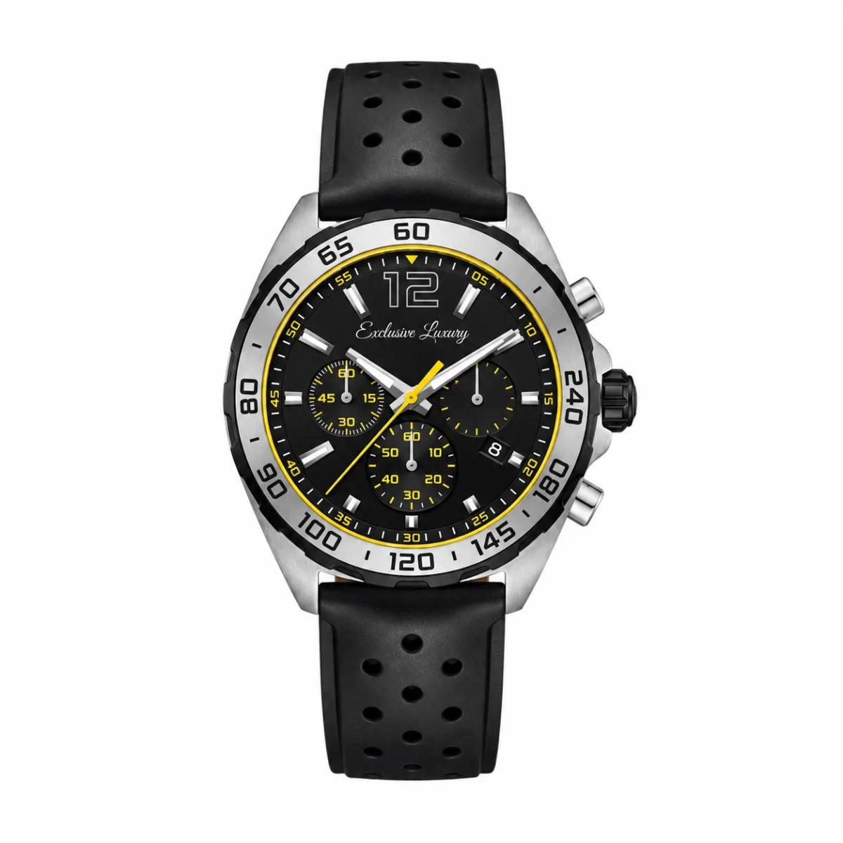 Formula Racing – Black & Yellow | Sport Strap — Exclusive Luxury