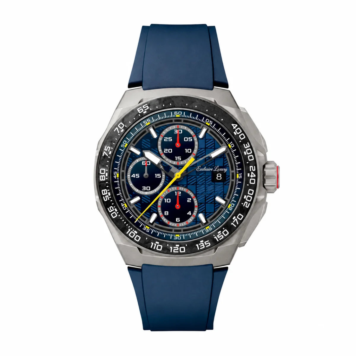 Formula Racing Chrono – Blue & Titanium | Automatic — Exclusive Luxury