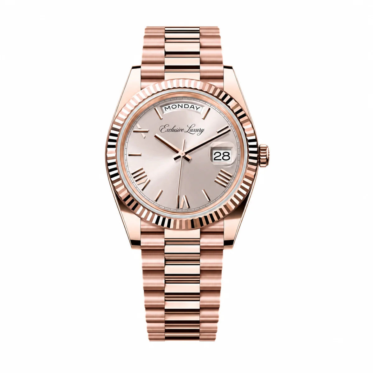 Executive Calendar 40 – Champagne-Colored Dial — Exclusive Luxury