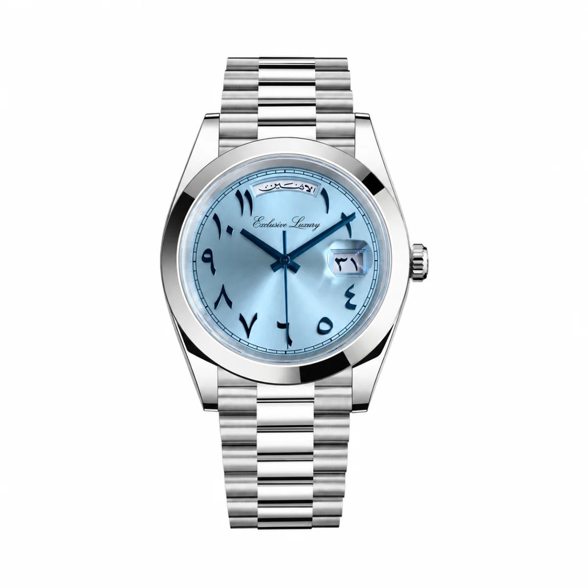 Executive Calendar 40 – Ice Blue Dial B — Exclusive Luxury