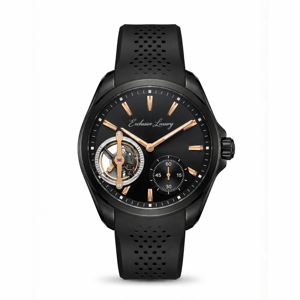 Classic Racing Pendulum – Black & Stainless Steel — Exclusive Luxury