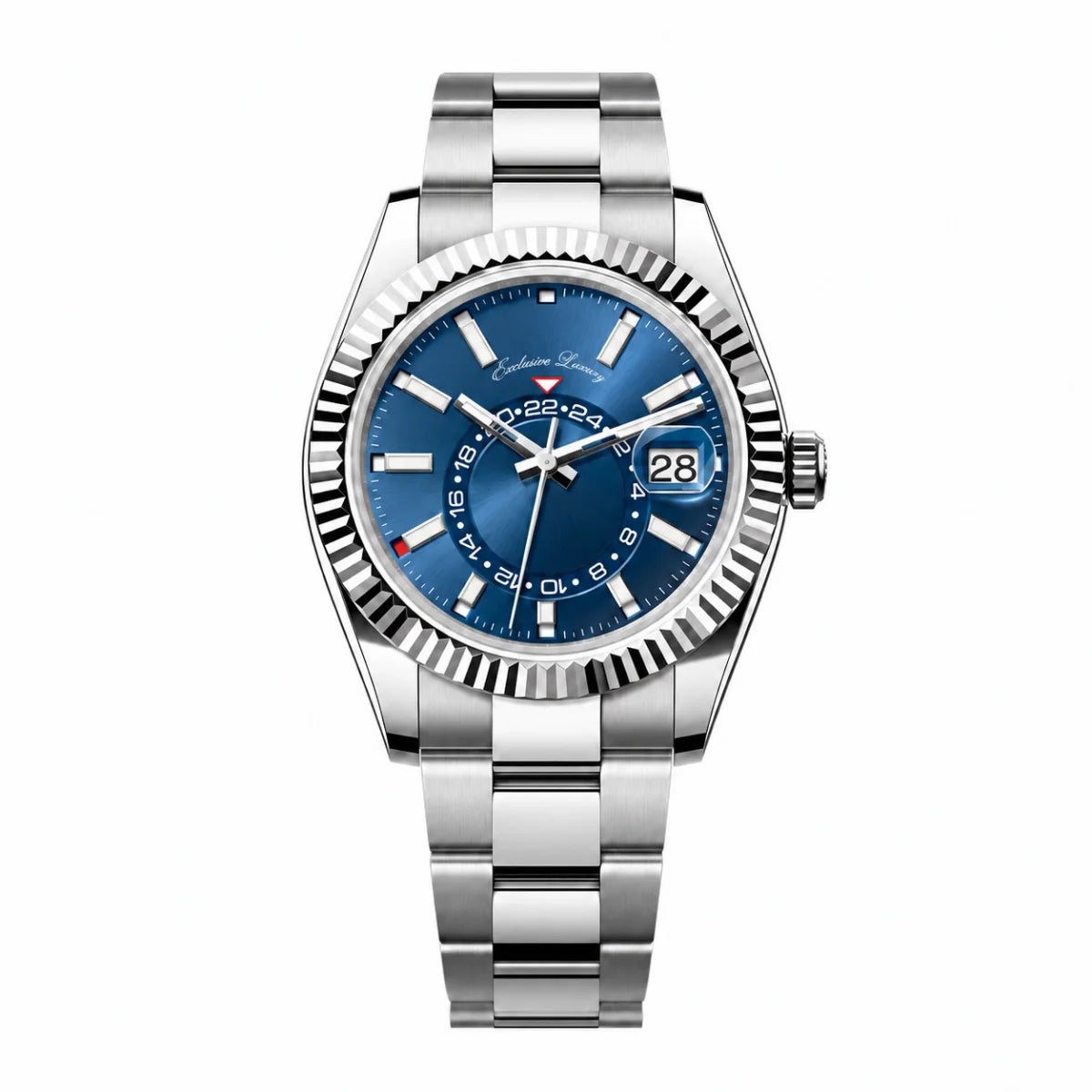 Classic Date – Blue Dial — Exclusive Luxury