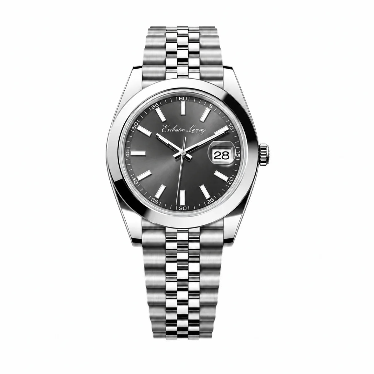 Classic Date 41 – Gray Dial — Exclusive Luxury