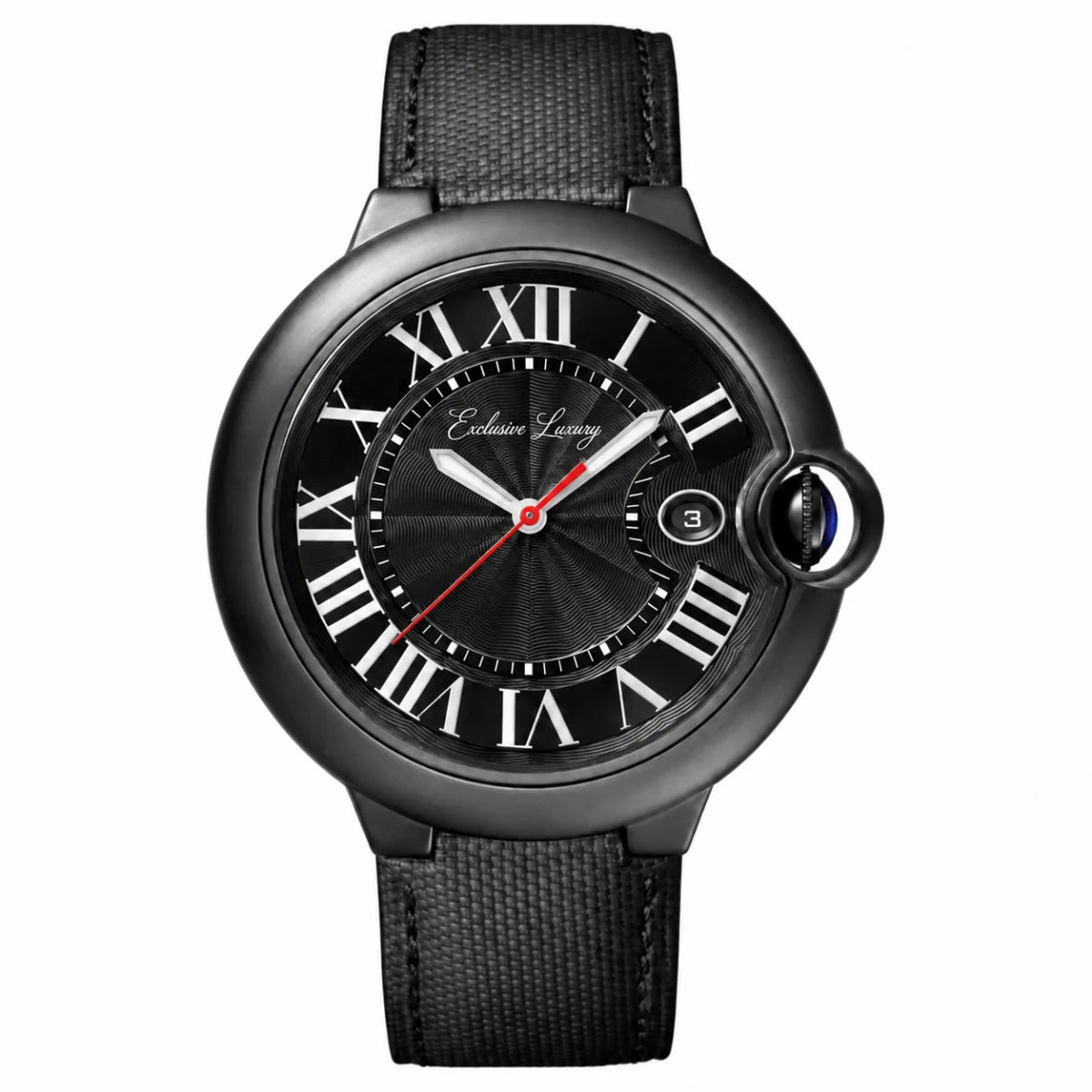 City Round Classic – Black | Automatic — Exclusive Luxury